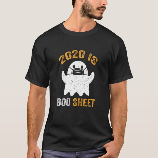 2020 är Boo Lakan tee i Mask Halloween (Framsida)