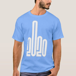 2020 är ett stort mitten finger t shirt