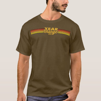 2020 År för förändring: Retro Rand Sunset T Shirt