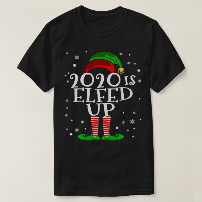2020 är slut på julafton 2020 t shirt (Design framsida)