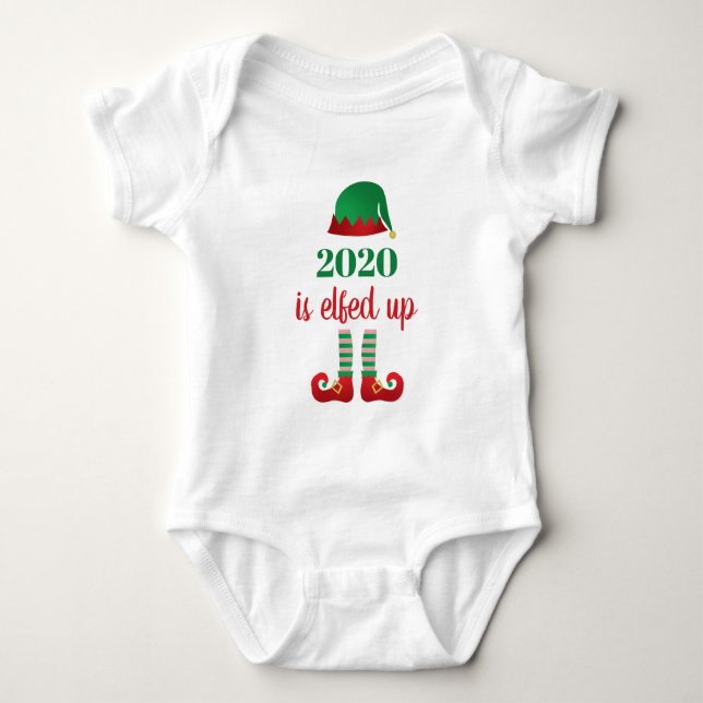 2020 är slut på julkarantänsätet t shirt (Framsida)
