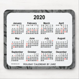 2020 års Black Helgdag Art Calendar (svart) av Ja Musmatta