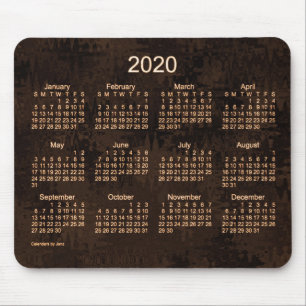 2020 års Crazy Quilt Brown-kalender från Janz Musmatta