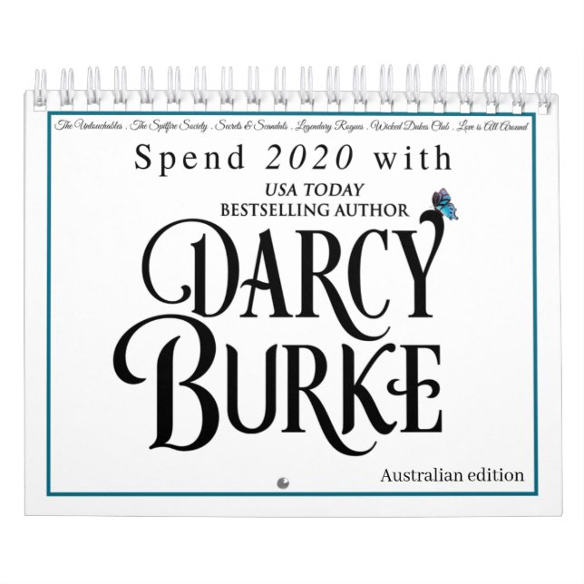 2020 års Darcy Burke Historical Romantik Kalender  (Omslag)