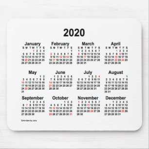 2020 års Helgdag av Janz Mouse Pad Musmatta