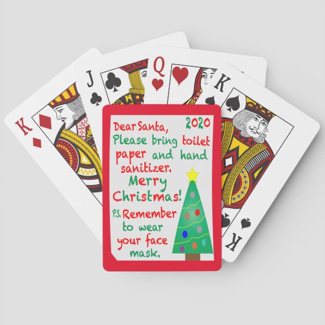 2020 års jul casinokort (Baksidan)