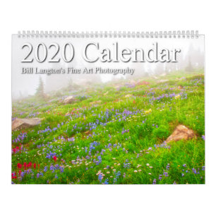 2020 års kalender för natur och vilda djur...