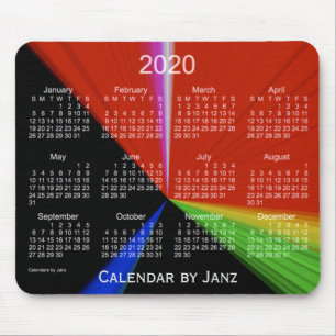 2020 års kalender för primär punkt av Janz Mous Musmatta