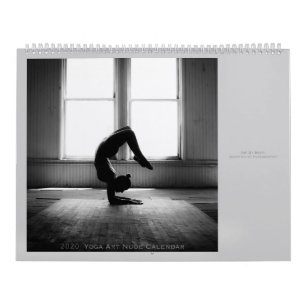 2020 års kalender för Yoga Art Nude