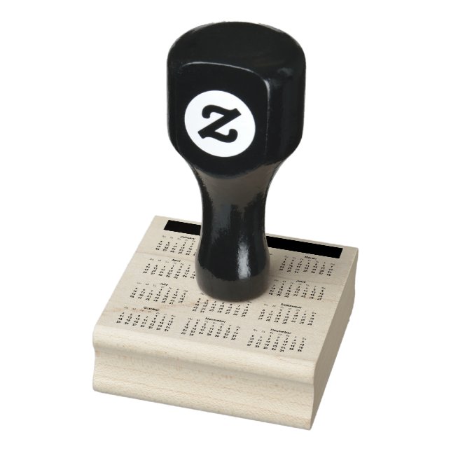 2020 års kalender stämpel (Stämpel)
