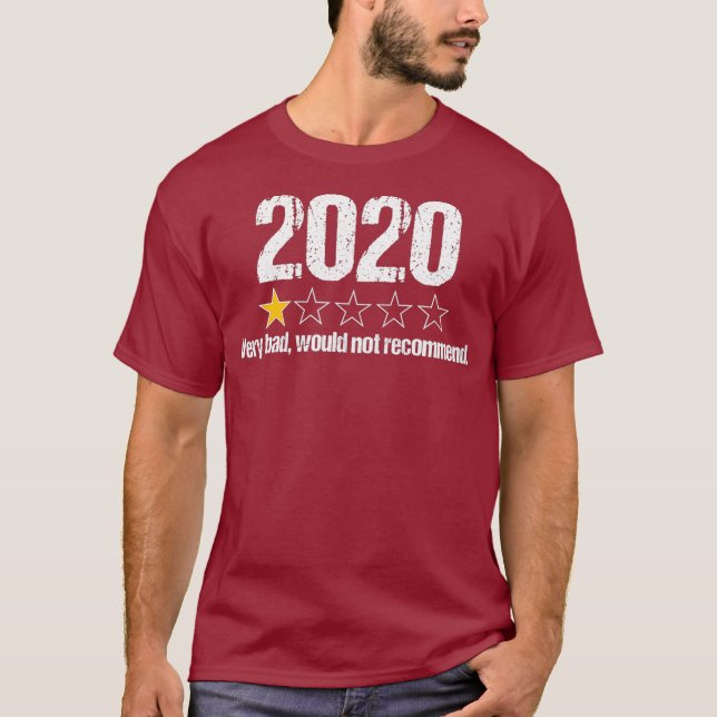 2020 års översyn En stjärnklassificering mycket då T Shirt (Framsida)