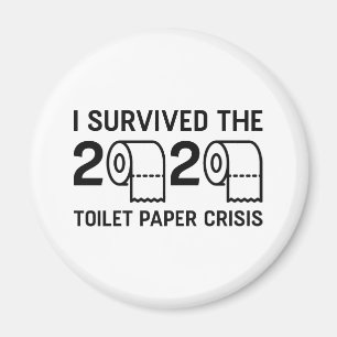 2020 års Pappra kris för toaletten Magnet
