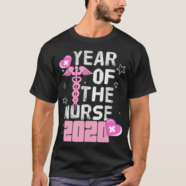 2020 års sjuksköterskeutbildning för sjukskötersko t shirt (Framsida)