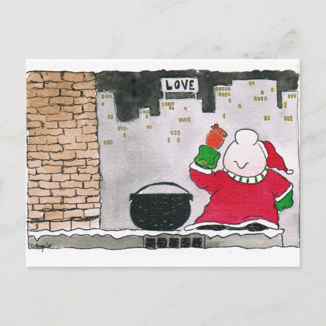 2020 års ziggy-julkort vykort (Framsida)