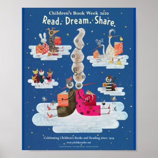 2020 Barns Bok-vecka poster