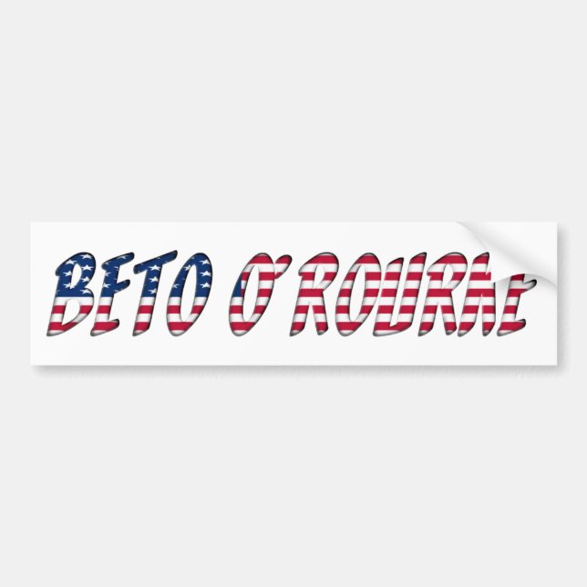 2020: Beto O'Rourke Democrat Bildekal (Framsidan)