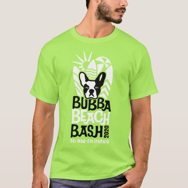 2020 BLG BUBBA BEACH BASH T SHIRT (Framsida)