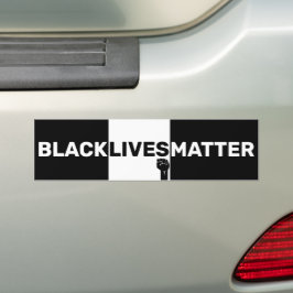 2020: BLM Movement Bold Black Lives Matter Bildekal