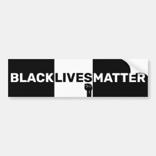 2020: BLM Movement Bold Black Lives Matter Bildekal