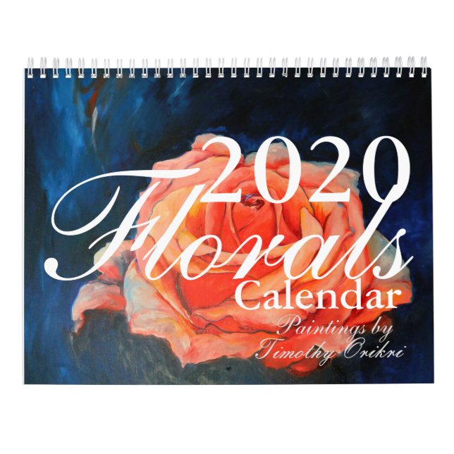 2020-blommigtens kalendermåltider av Timothy Orikr Kalender (Baksida)