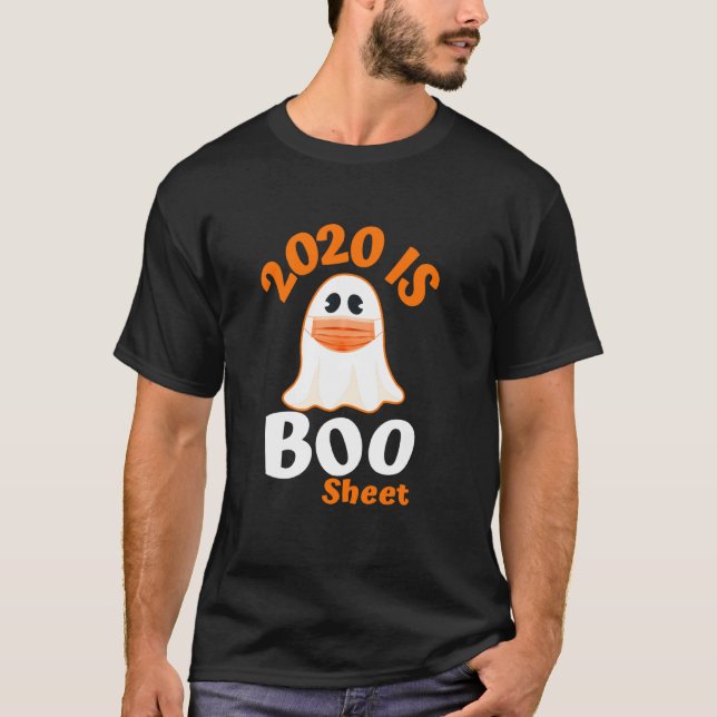 2020 Boo Lakan Funny Halloween Ghost Costume Manar T Shirt (Framsida)