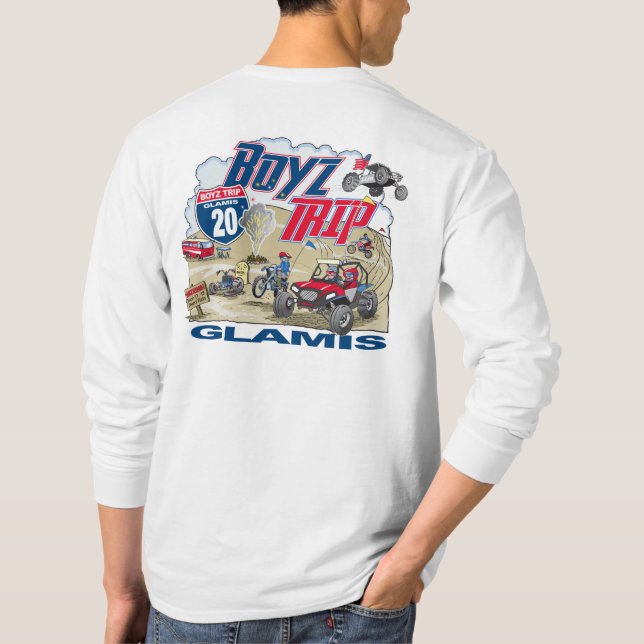 2020 Boyz Resa White Långärmad T Shirt (Baksida)