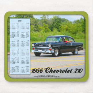 2020 Calendar Mousepad, 1956 Chevrolet 210 Car Musmatta