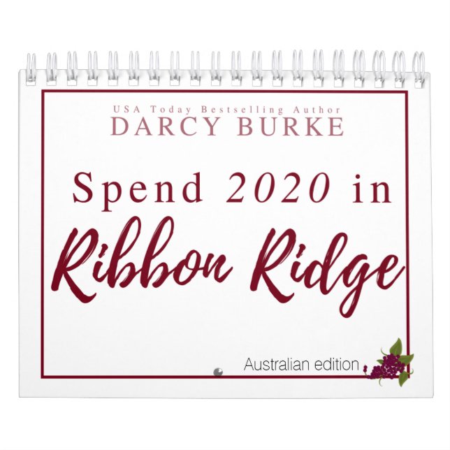 2020 Darcy Burke Contemporary Romantik Kalender AU (Omslag)