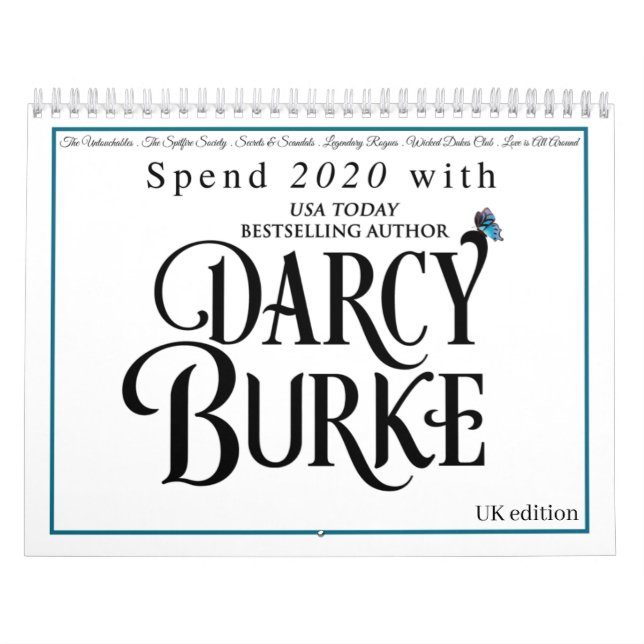 2020 Darcy Burke Historical Romantik Kalender - St (Omslag)