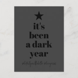 2020 Do-over Humor Black Julgran Helgdag Helg Vykort