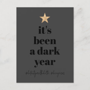 2020 Do-over Humor Typo Guld Star Träd Helgdag Helg Vykort