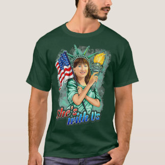 2020 Election Art She's With Us Lady Liberty Jo Jo T Shirt