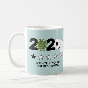 2020 - En stjärnmärkning skulle inte rekommenderas Kaffemugg