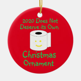 2020 förtjänar inte sin egen julprydnad julgransprydnad keramik
