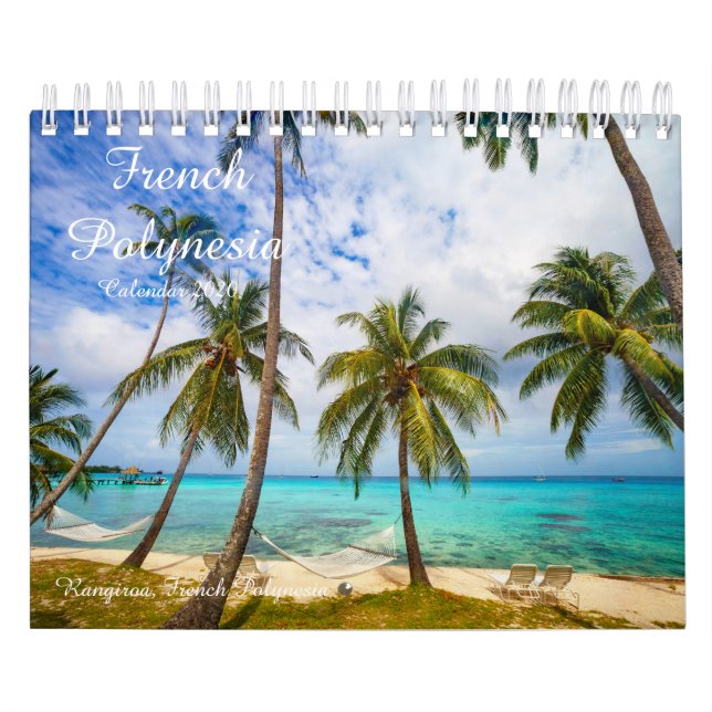 2020-Fransken Polynesien Souvenir Kalender (Omslag)