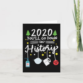 2020 Gå ner i historien | Toalett, Pappert och mas Helgkort