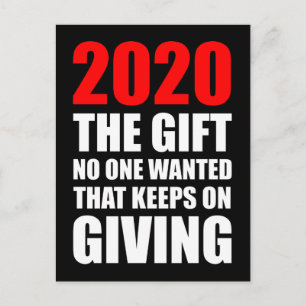 2020: Gift ingen ville ha Behållor på Ge nivå Vykort