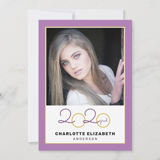 2020 Grad | 2 Inbjudan till fotoStudentfest (Framsida)