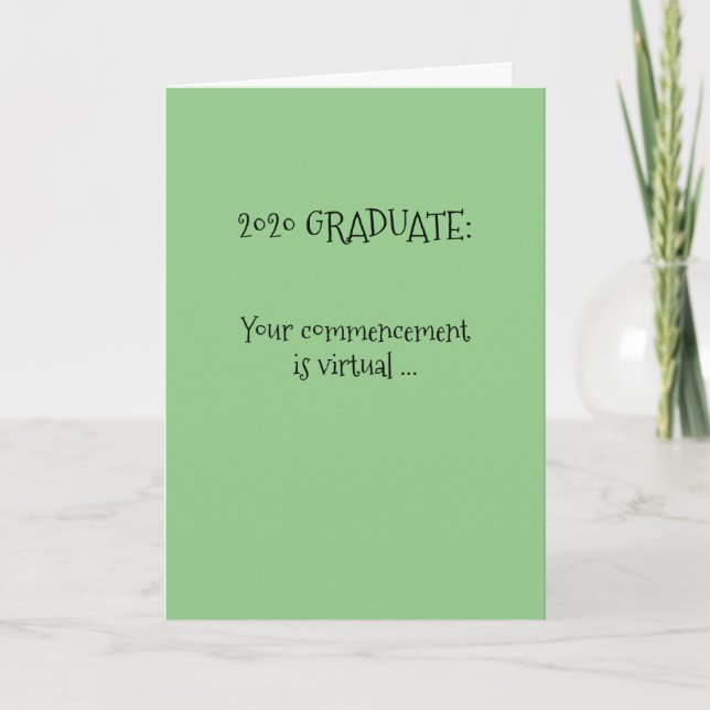 2020 Grattis Studenten Kort (Framsida)