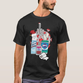 2020 Helgdag Essentials Karantänska jul T Shirt