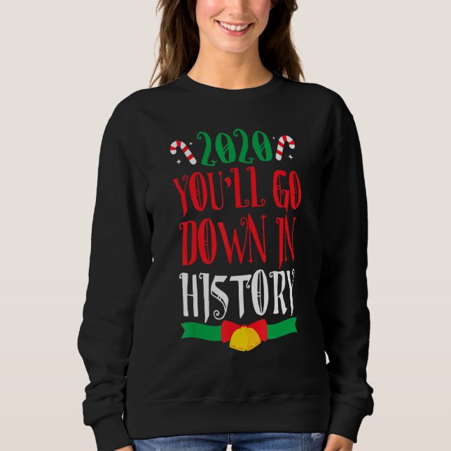 2020 Historik - en fantastisk julpajama för familj T Shirt (Framsida)