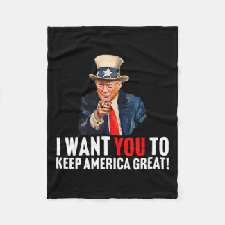 2020 - Jag vill att du Behållor Amerika Underbart  Fleecefilt