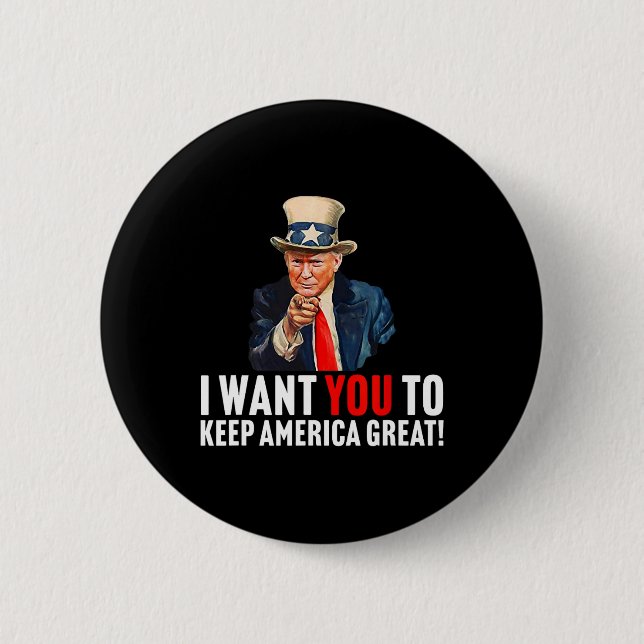 2020 - Jag vill att du Behållor Amerika Underbart  Knapp (Framsida)