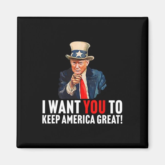 2020 - Jag vill att du Behållor Amerika Underbart  Magnet (Framsidan)