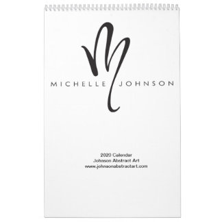 2020 Johnson Abstrakt Art Calendar Kalender
