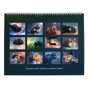 2020 Kalender - Allt om katter!