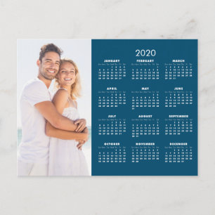 2020 Kalender Ditt Foto Helg Vykort