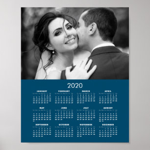 2020-kalender - ditt foto poster