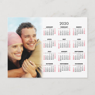 2020 Kalender Ditt Foto Vykort