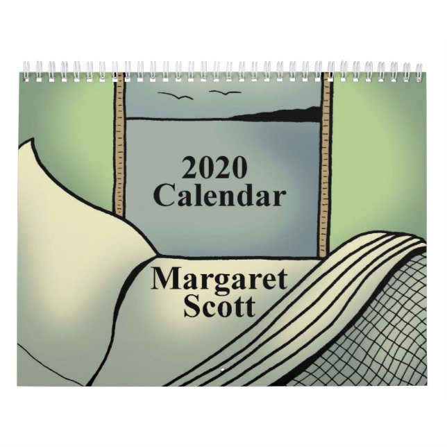 2020 Kalender med Margaret Scotts konstverk (Omslag)